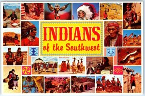 Postcard - Colorful Indians of the Southwest