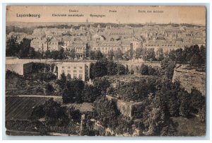 c1910 Synagogue Casino Post Municipal Electricity Luxembourg Postcard