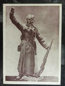 1948 Mint Czechoslovakia Picture Postcard 1918 Communist Revolution Soldier