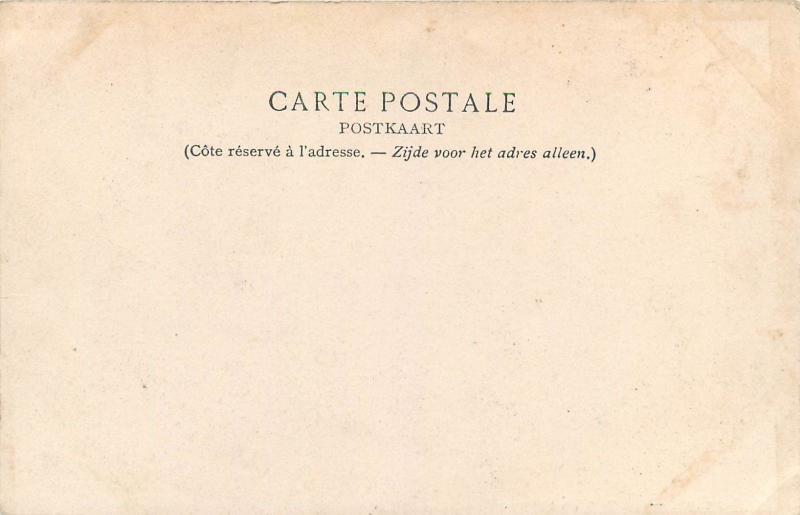 Lot 4 early postcards Oostende Belgium