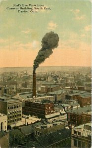 Dayton Ohio Birdseye Conover Building Kirby 1912 Postcard 21-12758