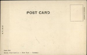 Dance Humor Can-Can The Merry Widow High Kick c1905 Postcard