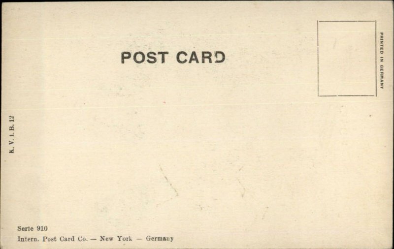 Dance Humor Can-Can The Merry Widow High Kick c1905 Postcard