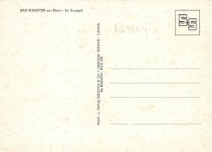 BG9804 bad munster am stein im kurpark   germany