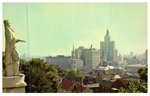 Rhode Island Providence ,  Aerial view from Prospect Terrace