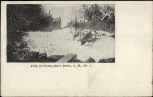 Bristol NH Falls on Newfound River c1905 Postcard #1