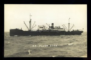 bf345 - American Cargo Ship - Fluor Spar , built 1919 - postcard Feilden