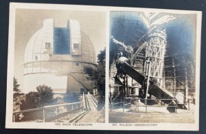 Mint USA Real Picture Postcard MT Wilson Observatory Los Angels CA