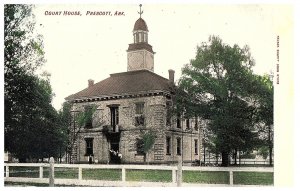 Court House Prescott Arkansas Nevada County Postcard 1909