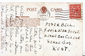 Genealogy Postcard - Family History - Bell - Herne Bay College - Kent    BH847