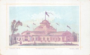 INTERNATIONAL EXHIBITION EXPO ATLANTA GEORGIA WOMEN'S PAVILION POSTCARD (1895)