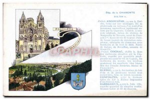 Old Postcard Angouleme Charente