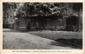 PC GOLF, USA, NY, MOUNTAIN VIEW GOLF CLUB, Vintage Postcard (b45402)