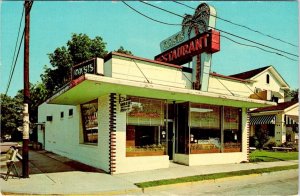 Florence, SC South Carolina OASIS RESTAURANT ca1960's Chrome Roadside Postcard