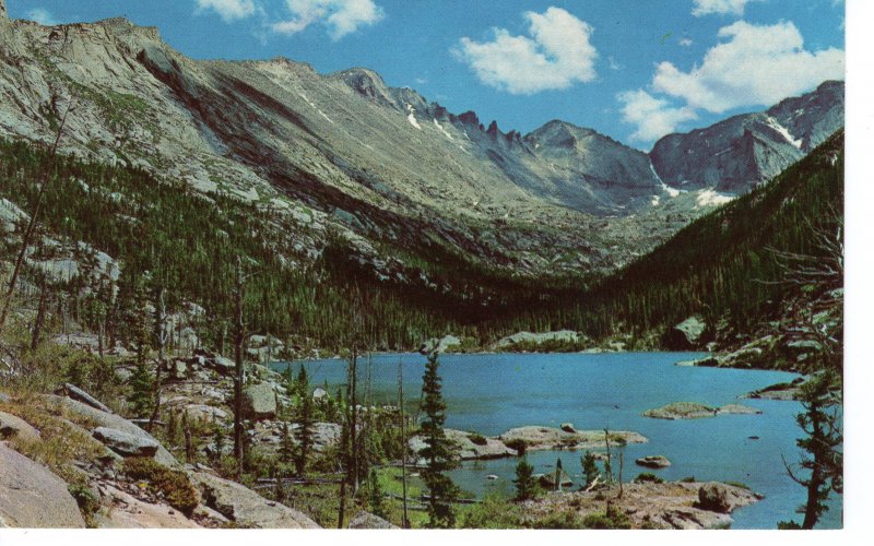 US    PC3989  MILLS LAKE, ROCKY MOUNTAIN NATIONAL PARK, COLORADO