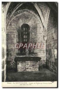 Old Postcard The Underground The Crypt Church