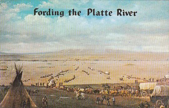 Fording The Platte River Omaha Nebaska