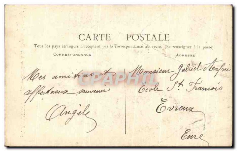 Old Postcard Paray Le Monial Interior De La Chapelle Carmel