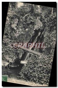 Old Postcard Saint Pons Gemenos Cascade Bridge