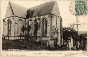 CPA POIX-de-PICARDIE L'Eglise et le Cimetiere (1292383)