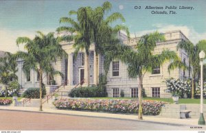 ORLANDO , Florida , 1930-40s ; Albertson Library