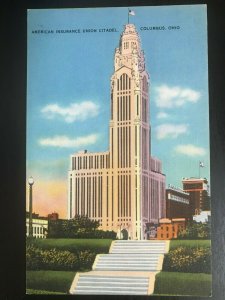 Vintage Postcard 1930-1945 American Insurance Union Citadel Columbus Ohio (OH)