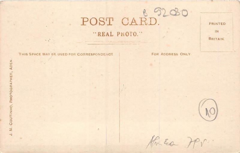 B92030 post office bay   real photo aden  yemen