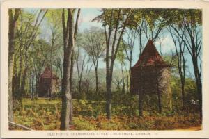 Old Forts Sherbrooke Street Montreal Quebec QC Que Unused Postcard D71