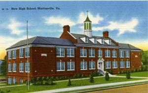 The New High School - Martinsville, Henry County, Virginia Linen