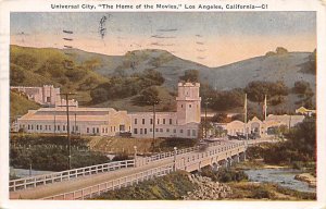 Universal City The Home of The Movies View Postcard Backing 