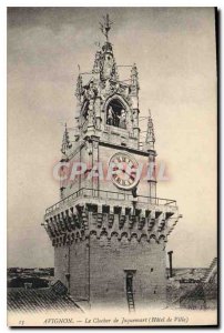 Old Postcard Avignon's Bell Jaquemart City Hall