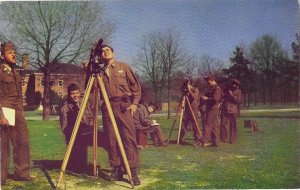 Military at the Engineer School Class in Surveying Fort Belvoir Virginia