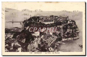 Old Postcard Monaco Ville The Rock