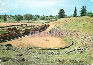 Postcard Modern Eretria ancient theater