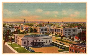 Postcard WI Kenosha Civic Center Looking West