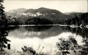 Lake Lure North Carolina NC Panoramic View Real Photo RPPC Vintage Postcard