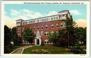 FAYETTEVILLE, Arkansas  AR - MT. SEQUOYAH  Elza Stephens Remmell Hall Postcard