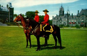 Canada Mounties On Horseback