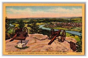 Garrity's Alabama Battery Lookout Mountain Tennessee Postcard