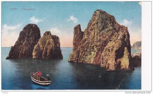 Capri , Italy, 1900-1910s : I Faraglioni