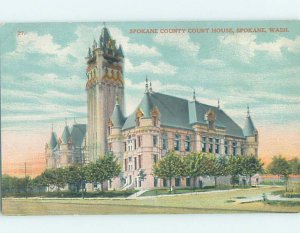Divided-back COURTHOUSE SCENE Spokane Washington WA AF0200