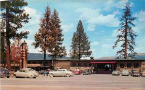 Autos Billings Montana 1st Avenue looking West 1950s Ellis postcard 164