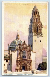 California Postcard Official Views California State Building Panama Exposition