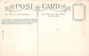 German Dirigible Hansa Arriving at Potsdam Harbor Zeppelin Unused 