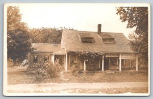 RPPC  Colonial American House   Real Photo Postcard  1913