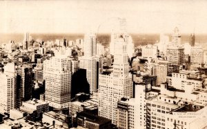 USA A Few Of Chicago's Skyscrapers Illinois Vintage RPPC 09.92