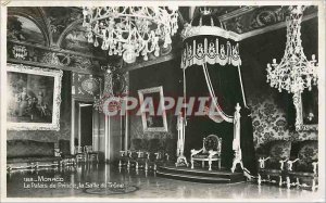 Old Postcard Monaco Palace of Prince Hall the Throne