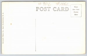 RPPC~Old Dining Room Longfellow Wayside Inn South Sudbury MA~Real Photo Postcard