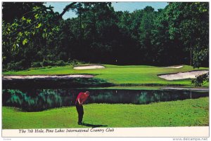 FLORIDA, PU-1977; The 7th Hole, Pine Lakes International Country Club