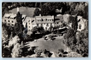 Scarborough Ontario Canada Postcard The Guild Inn From Air 1956 RPPC Photo